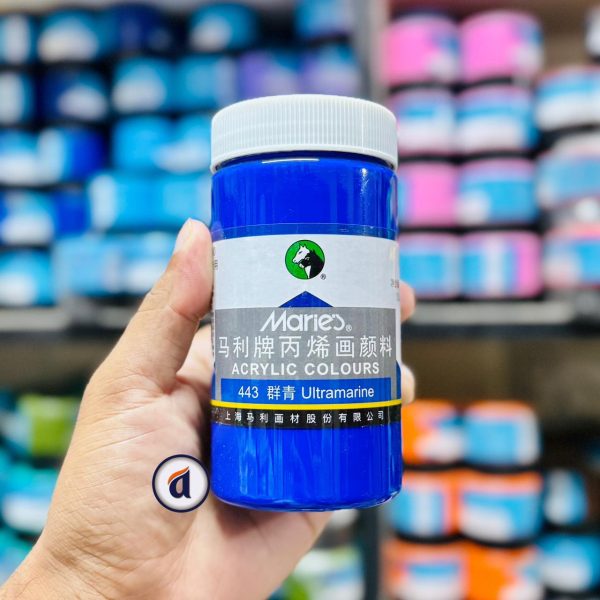 Maries Acrylic Colour 300ml ultramarine blue