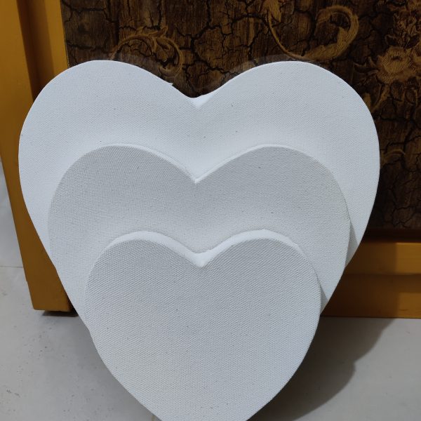 Heart Canvas Combo 3pc (6inc, 8inc, 10inc)