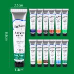 Xin Bowen Acrylic Paint Set 12x12ml - Image 4