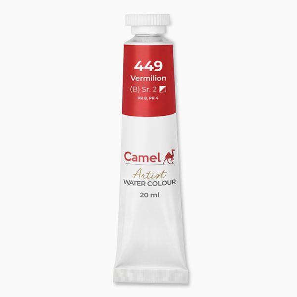 Camel Artist Water Colour 20ml Vermilion Hue Sr-2