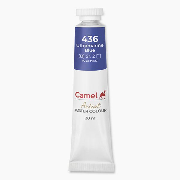 Camel Artist Water Colour 20ml Ultramarine Blue Sr-2