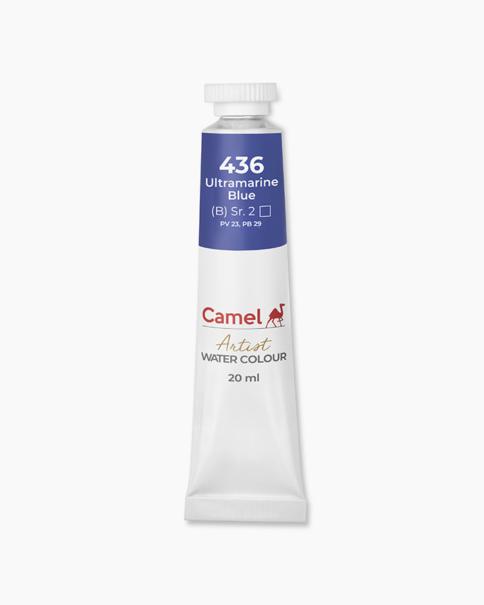3Cjj0BiDUG3wdpPdRhw.jpg Camel Artist Water Colour 20ml Ultramarine Blue Sr-2 - Image 1