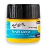 Mont Marte Acrylic Colour Paint 100ml Medium Yellow