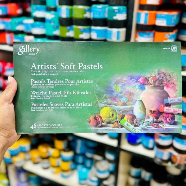 Mungyo Gallery Artists Soft Pastels 48 Colour Assorted
