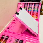 208pc Super Mega Art Set Pink & Blue Box - Image 7