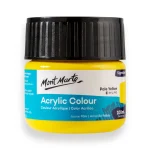 Mont Marte Acrylic Colour Paint 100ml Pale Yellow