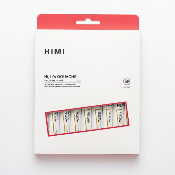 Himi Gouache Paint Set 12ml 18 Colors