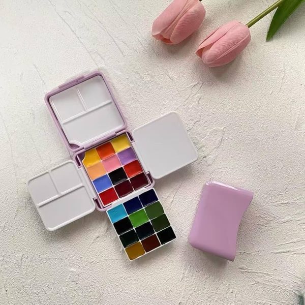 Pocket Friendly Artist Colour Palette Pink