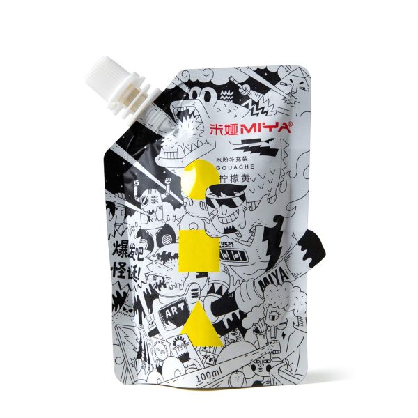 Himi Gouache Refill CC Bag 100ml Naples Yellow