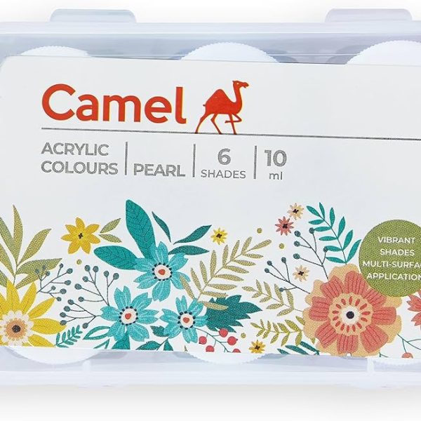 Camel Acrylic Colour Metallic 10ml 6 Shade