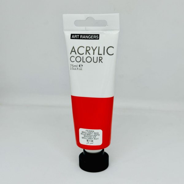 Art Rangers Acrylic Colour 75ml Brilliant Red