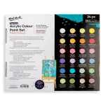 Mont Marte Acrylic Colour Pastel Paint Set 24pc x 36ml - Image 4