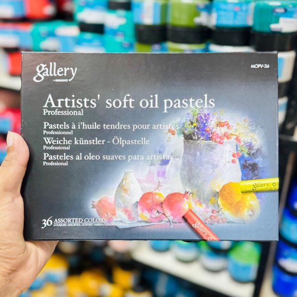 Mungyo Gallery Artists Soft Oil Pastels 36 Colour Assorted