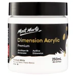 Mont Marte Dimension Acrylic Colour 250ml Titanium White