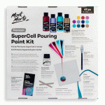 Mont Marte SuperCell Pouring Paint Kit 67pc - Image 3