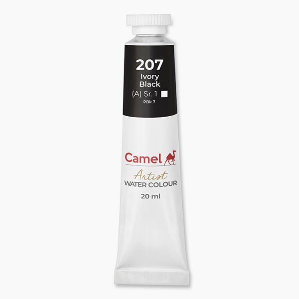 Camel Artist Water Colour 20ml Ivory Black Sr-1