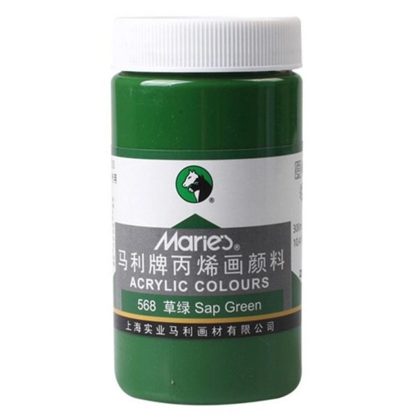 Maries Acrylic Colour 300ml Sap Green
