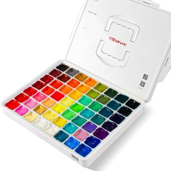 Miya Himi Gouache Paint Set 30ml 56 colors Jelly Cup (White Box)