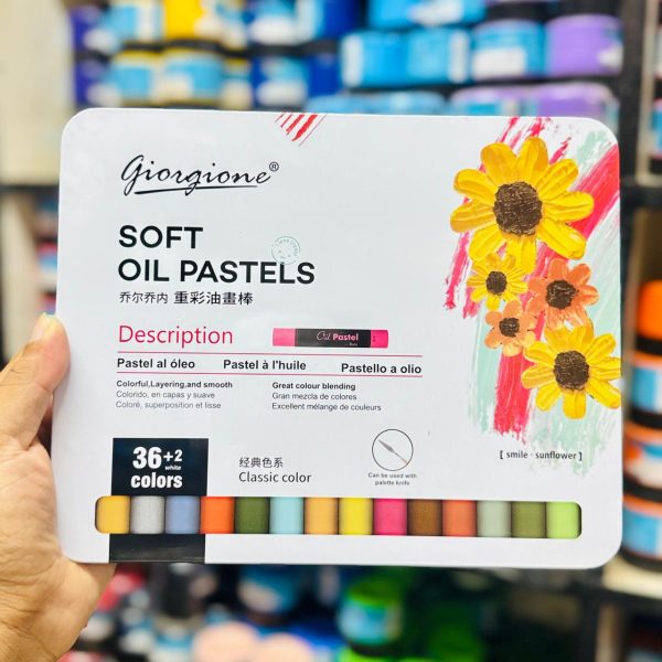 Giorgione Soft Oil Pastel Tin Box 36 Colour Set