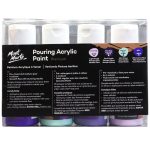 Mont Marte Pouring Acrylic Paint Set 4pc x 60ml- Ethereal - Image 6