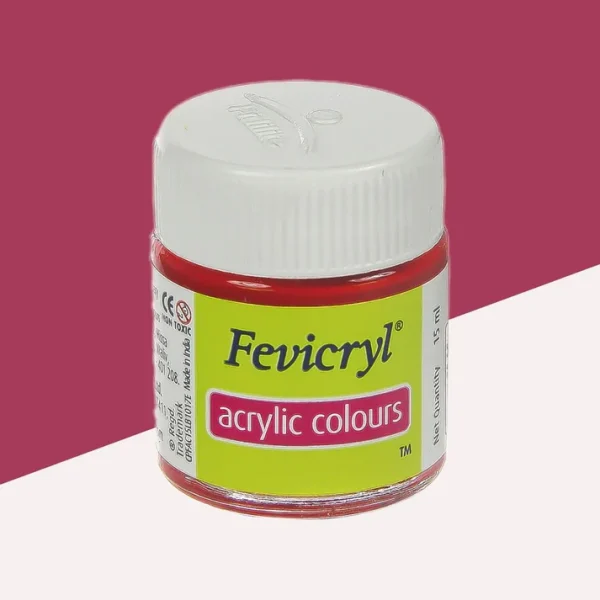 Fevicryl Acrylic Colour 15ml Crimson