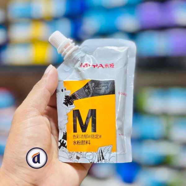 Himi Gouache Refill CC Bag 100ml Orange Yellow