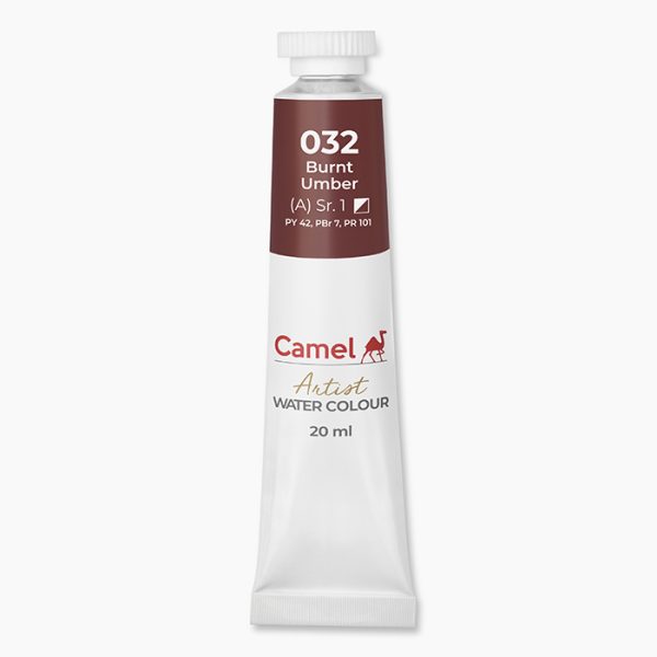 Camel Artist Water Colour 20ml Burnt Umber Sr-1