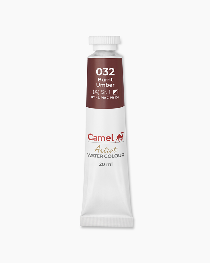 JIw9-LCT7QIx2-zJBx.jpg Camel Artist Water Colour 20ml Burnt Umber Sr-1 - Image 1