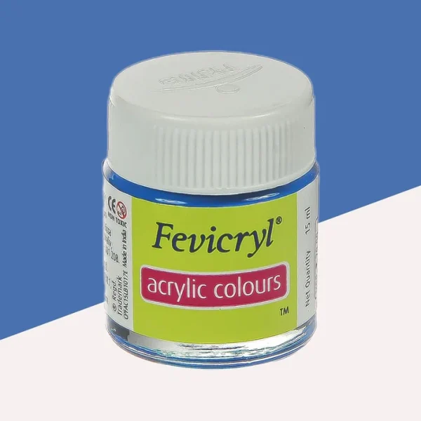 Fevicryl Acrylic colour 15ml Cerulean Blue