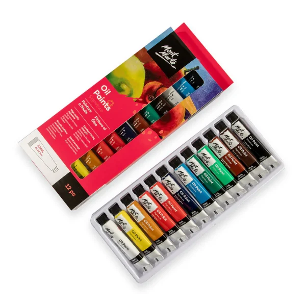 Mont Marte Oil Paints Set 12pc x 12ml