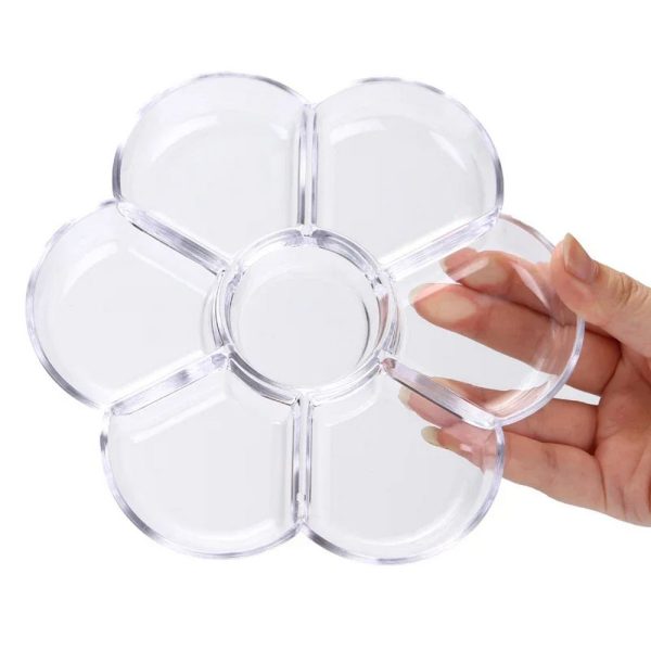 Flower Shape Transparent Colour Palette