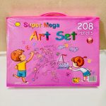 208pc Super Mega Art Set Pink Box - Image 6