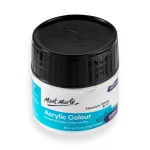 Mont Marte Acrylic Colour Paint 100ml Titanium White - Image 2