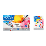 Doms Watercolor Set 5ml 12 Sheds