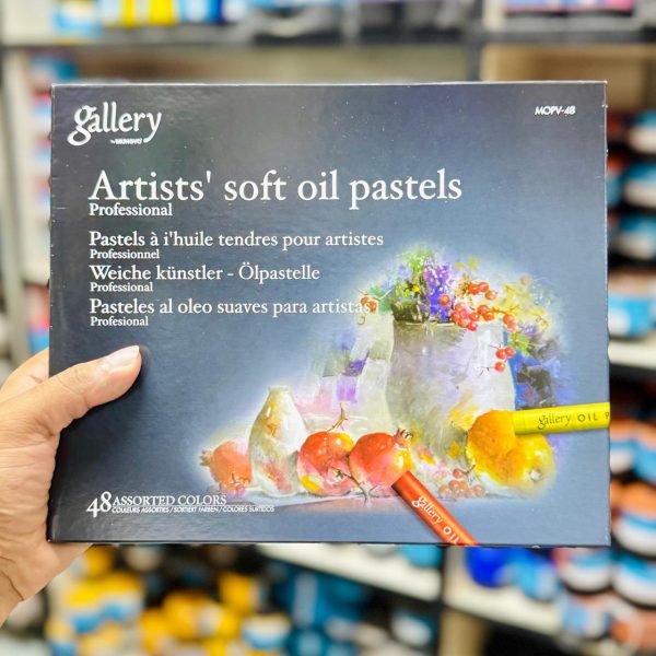 Mungyo Gallery Artists Soft Oil Pastels 48 Colour Assorted