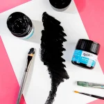 Mont Marte Acrylic Colour Paint 100ml Lamp black - Image 5