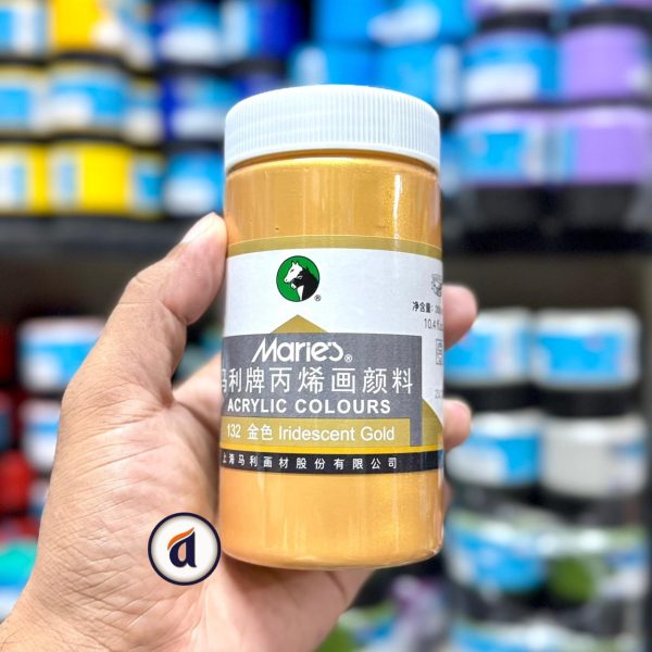 Maries Acrylic Colour 300ml Gold
