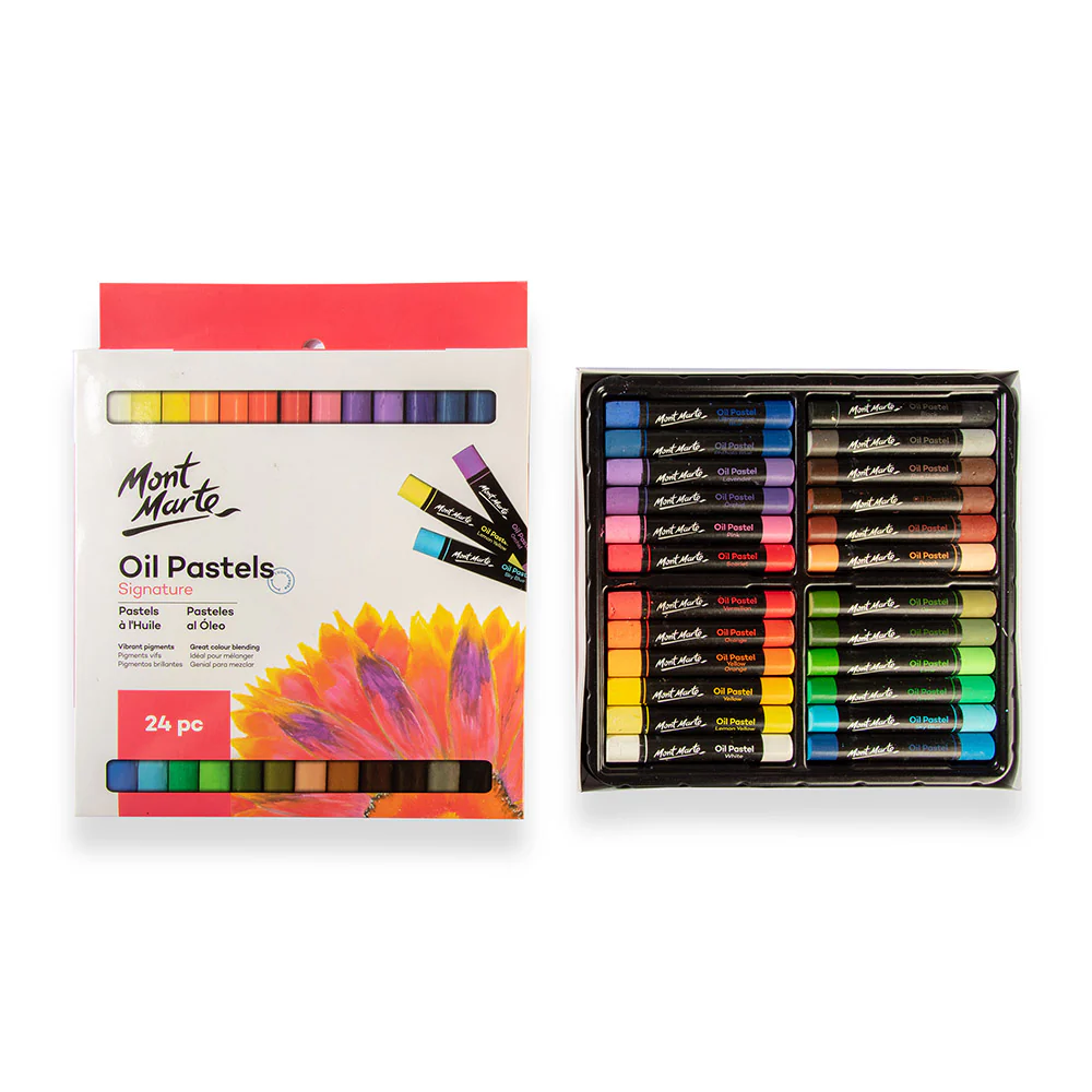 SiZK0b_GFUgO8Q6bZA7 Mont Marte Oil Pastels 24pc - Image 1