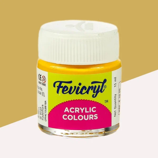 Fevicryl Acrylic Colour 15ml Chrome Yellow