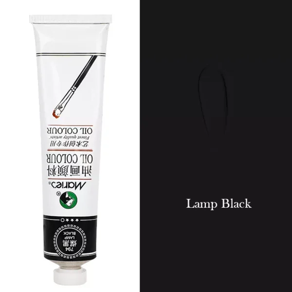 Maries Oil Colour 170ml Lamp Black