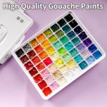 Miya Himi Gouache Paint Set 30ml 56 colors Jelly Cup (White Box) - Image 2