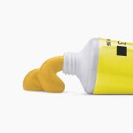 Camel Artists Acrylic colour paint 40ml -Cadmium yellow Medium - Image 4