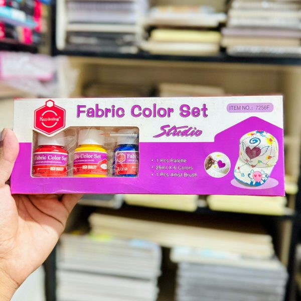 Keep Smiling Fabric Color Paint Set 25ml 6pc
