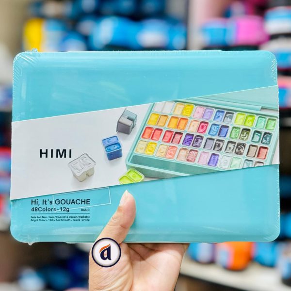 HIMI Twin Cup Jelly Gouache Paint Set 12ml 48 Colors
