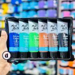 Mont Marte Acrylic Colour Paint Set 12pc x 75ml - Image 5