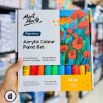 Mont Marte Acrylic Colour Paint Set 18pc x 36ml