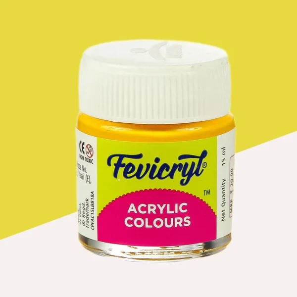 Fevicryl Acrylic Colour 15ml Golden Yellow