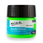 Mont Marte Acrylic Colour Paint 100ml Fluoro Green