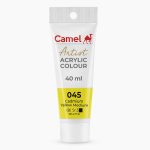 Camel Artists Acrylic colour paint 40ml -Cadmium yellow Medium