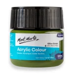 Mont Marte Acrylic Colour Paint  100ml Olive Green
